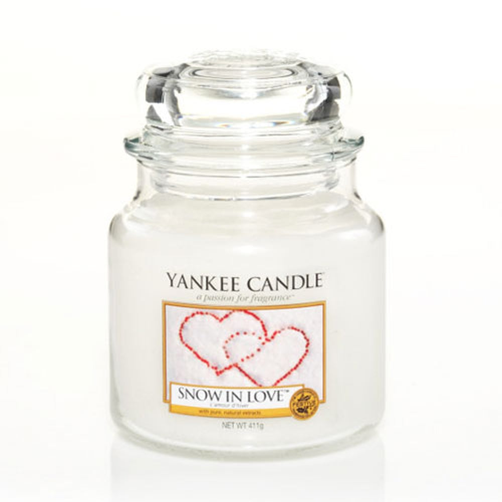 Yankee Candle Dekoration Snow in Love medium Jar (mittel)