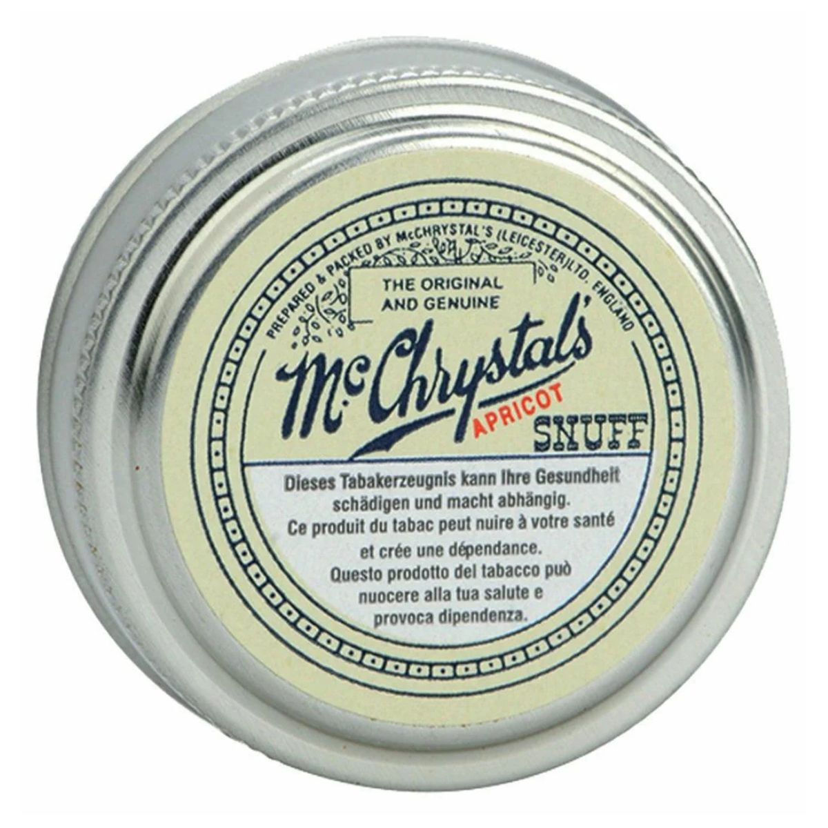McChrystal's Apricot Snuff 3.5g Tin