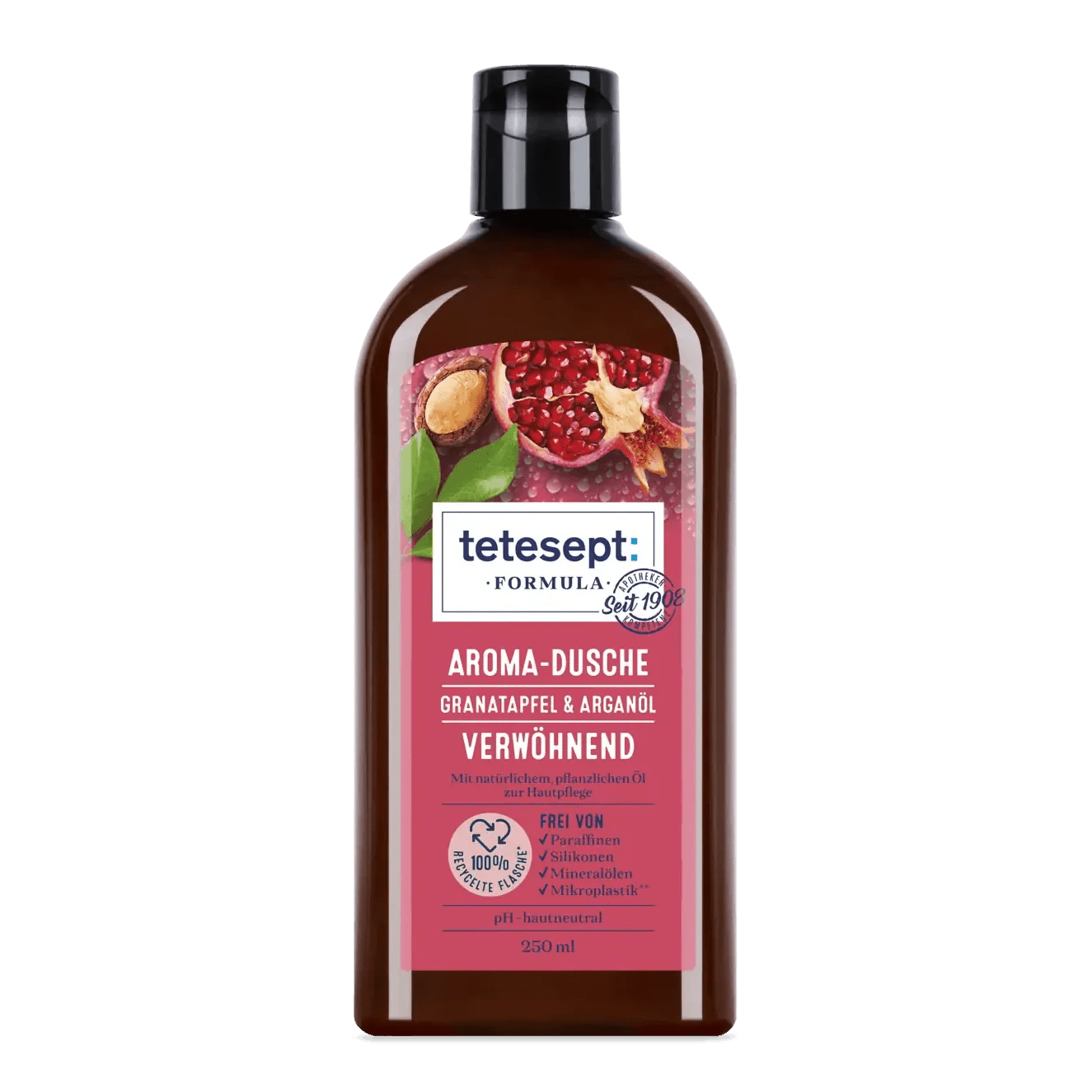 Tetesept Körperreinigung Formular shower gel Granatapel & Arganöl 250ML
