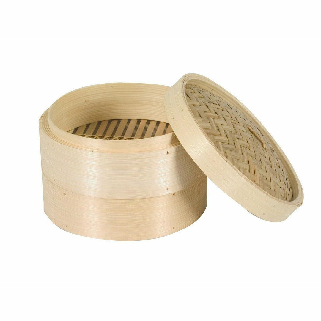 Nouvel Bambussteamer mit Deckel, 18 x 18 x 17 cm im Outlet Sale