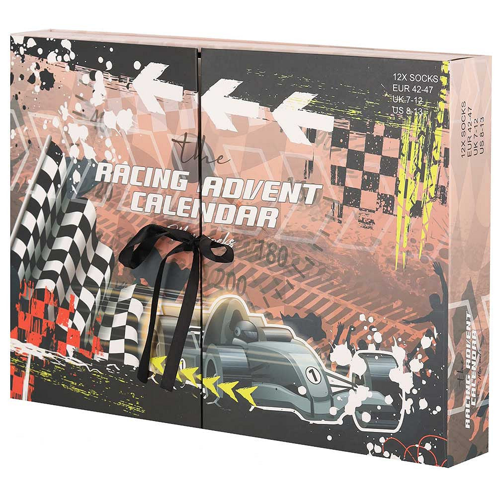 Apollo Socken-Adventskalender Herren 12 Paar «Racing»