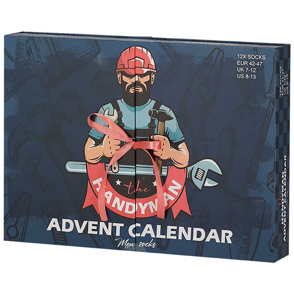 Apollo Socken-Adventskalender Herren 12 Paar «Handyman»