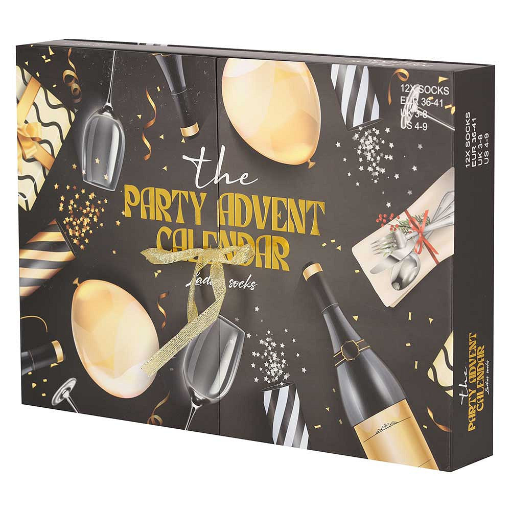 Apollo Socken-Adventskalender Damen 12 Paar «Party»