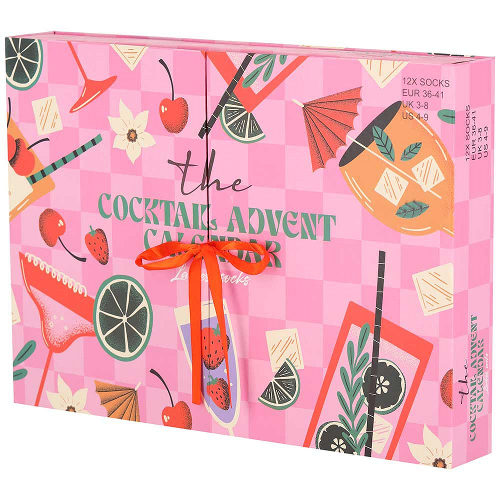 Apollo Socken-Adventskalender Damen 12 Paar «Cocktail»