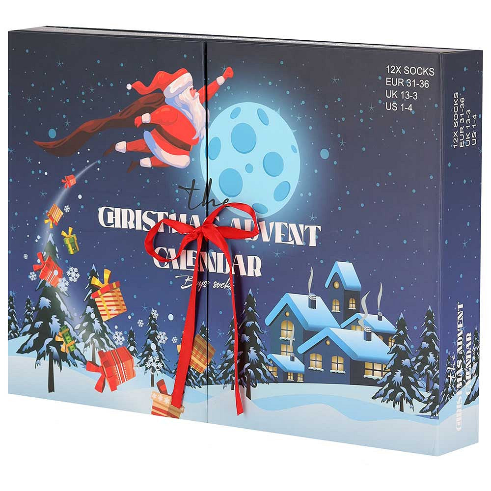 Apollo Socken-Adventskalender Jungen 12 Paar «Christmas»