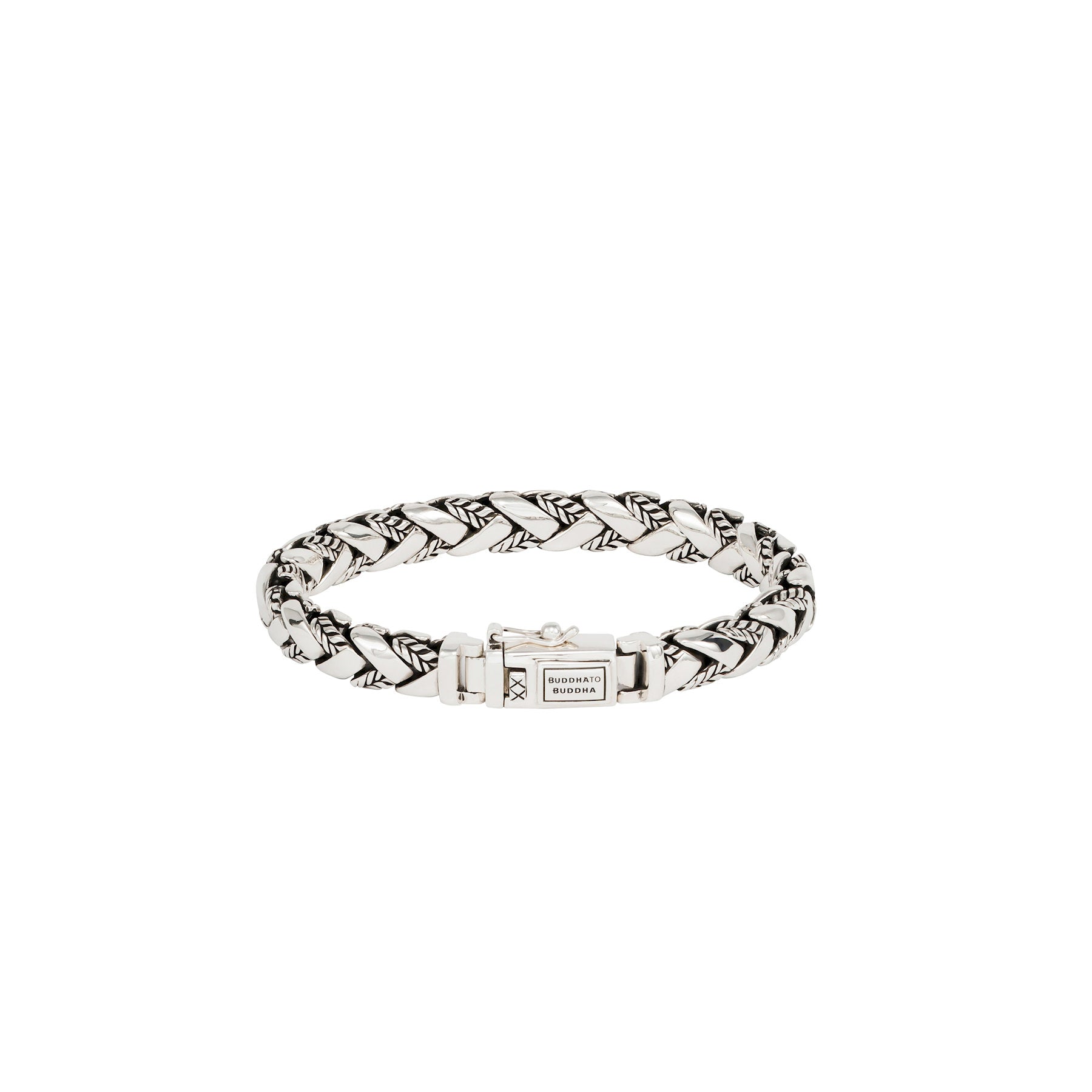 Buddha to Buddha George Texture Bracelet Silver