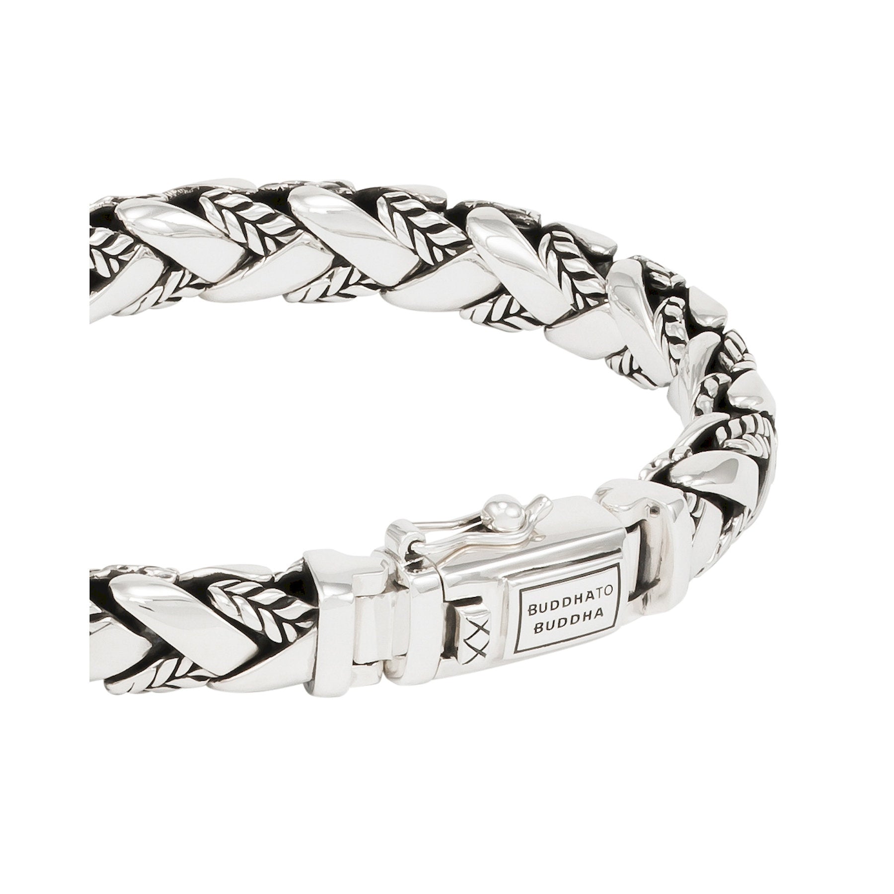 Buddha to Buddha George Texture Bracelet Silver