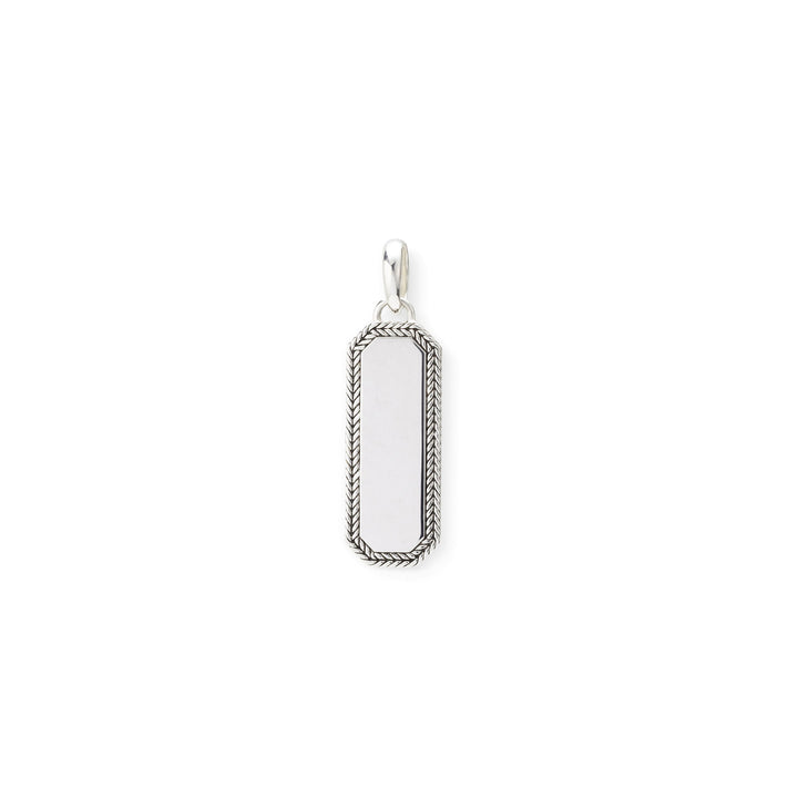 Buddha to Buddha Barbara Octagon Tag Hanger Zilver