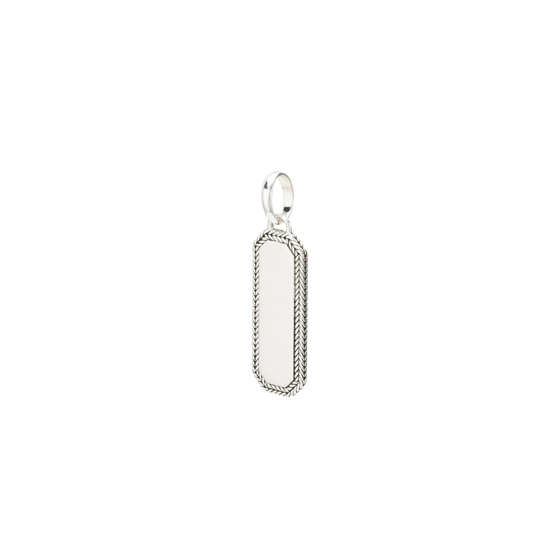 Buddha to Buddha Barbara Octagon Tag Hanger Zilver