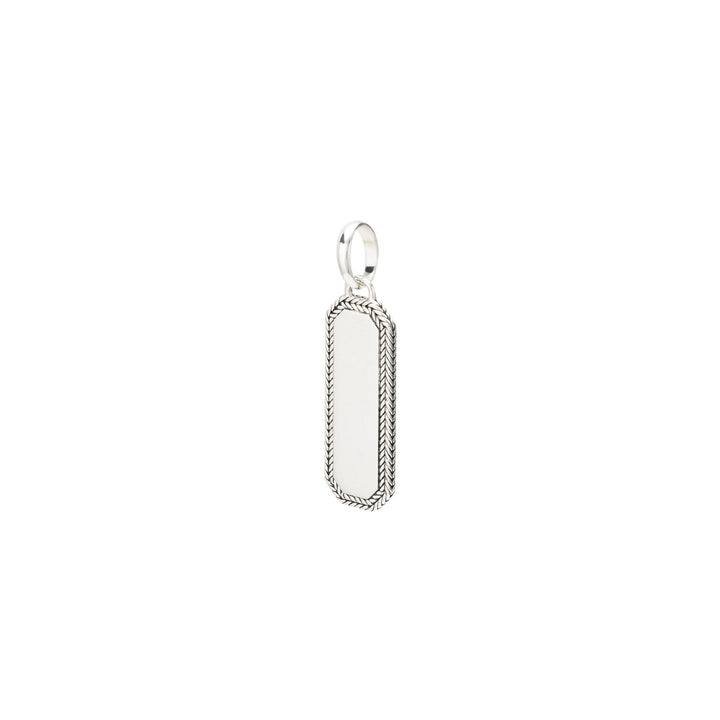 Buddha to Buddha Barbara Octagon Tag Hanger Zilver