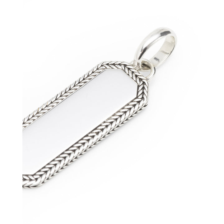 Buddha to Buddha Barbara Octagon Tag Hanger Zilver