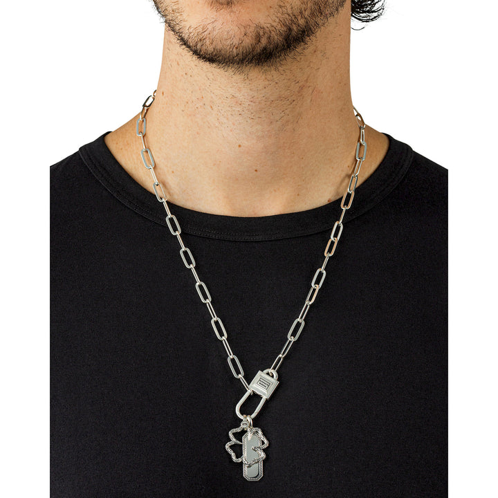 Buddha to Buddha Barbara Octagon Tag Hanger Zilver