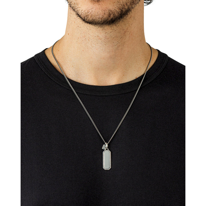 Buddha to Buddha Barbara Octagon Tag Hanger Zilver