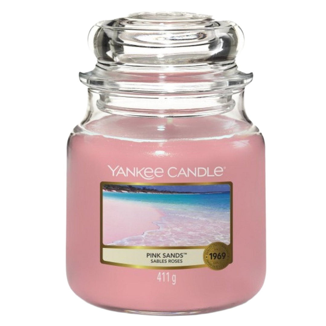 Yankee Candle Pink Sands Duftkerze - mittel (411g)