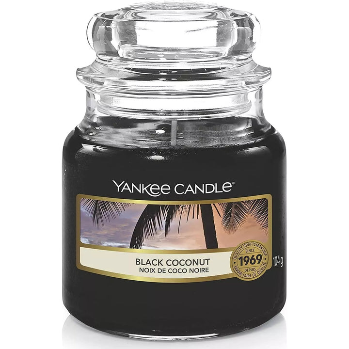 Yankee Candle Black Coconut Duftkerze - klein (104g)