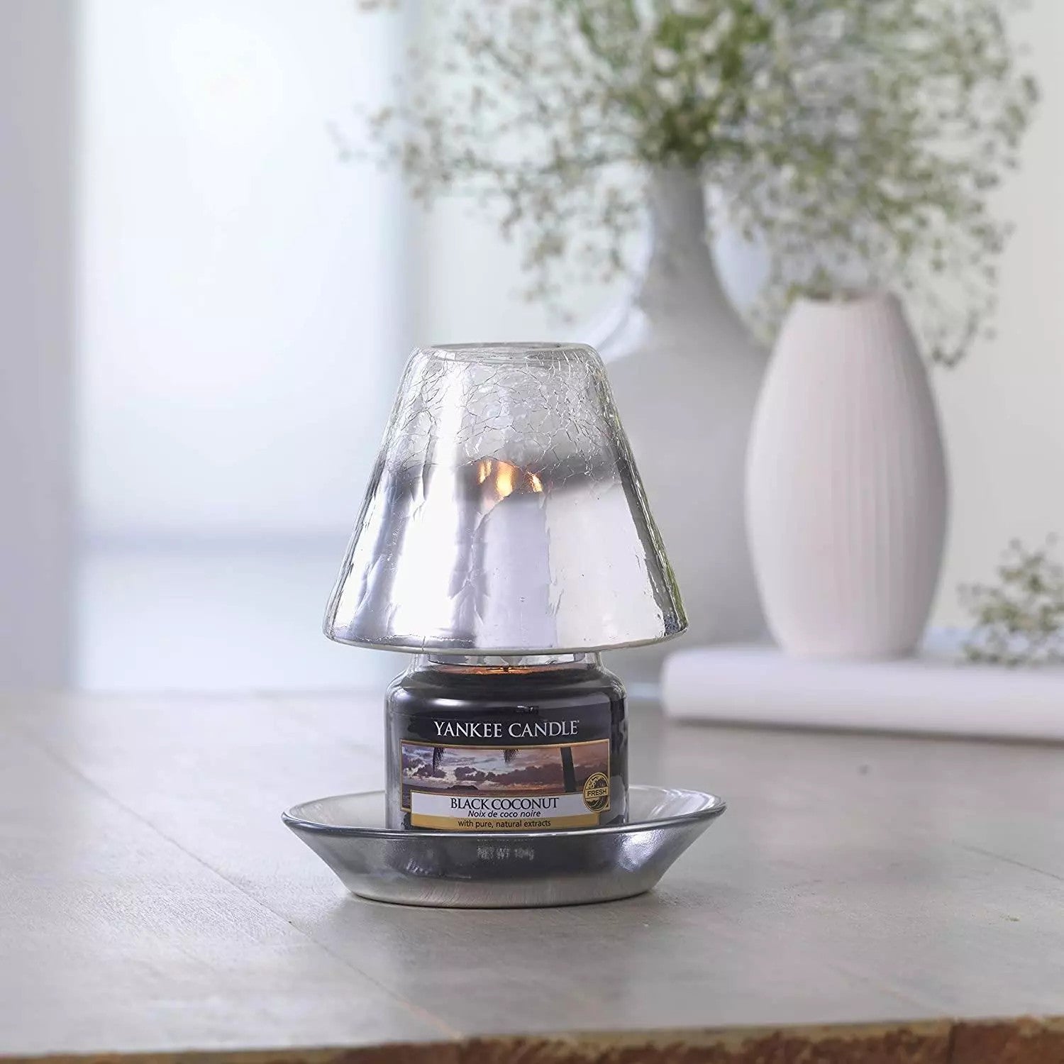 Yankee Candle Black Coconut Duftkerze - klein (104g)