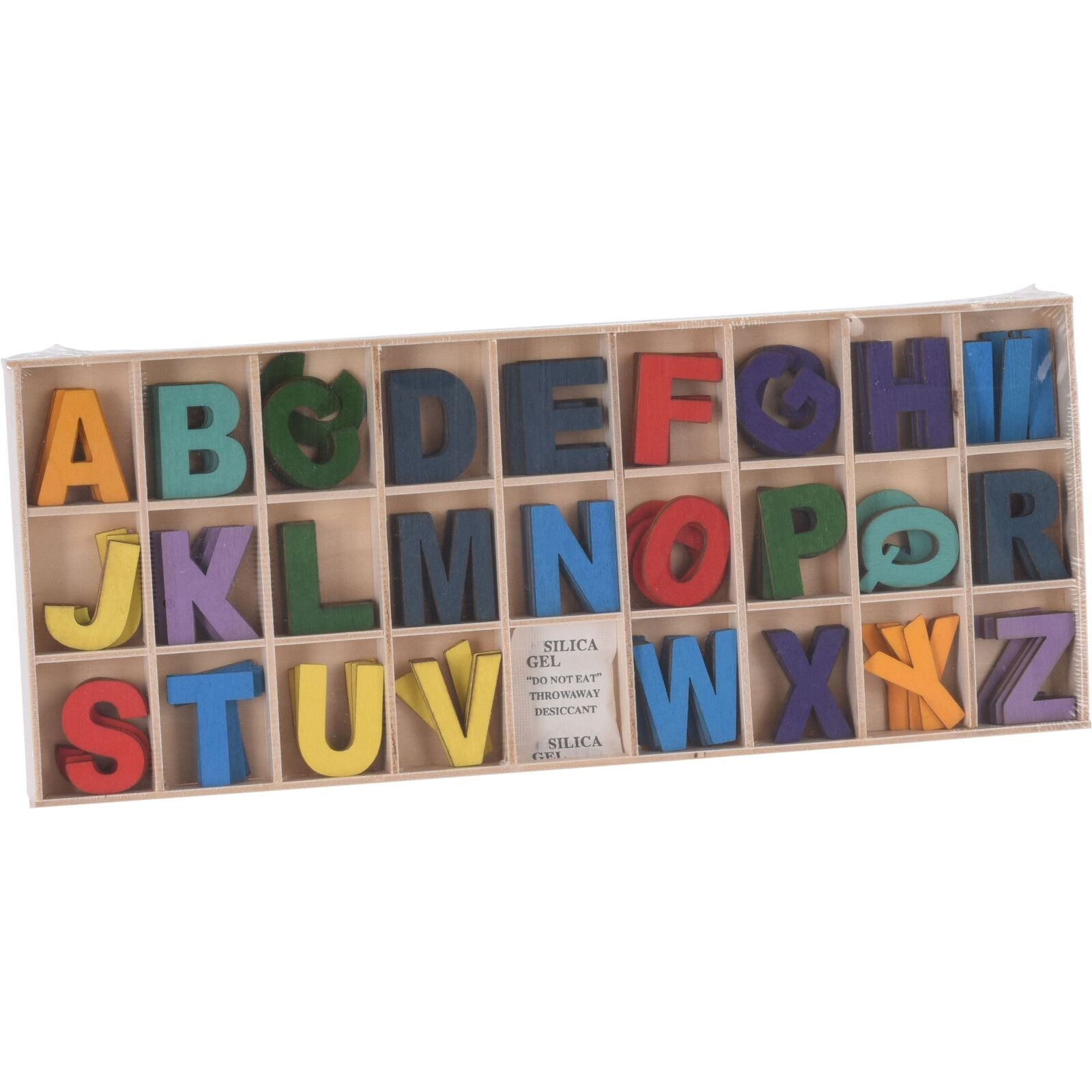 Spielzeug Holzbuchstaben 130 Stück In Holzbox