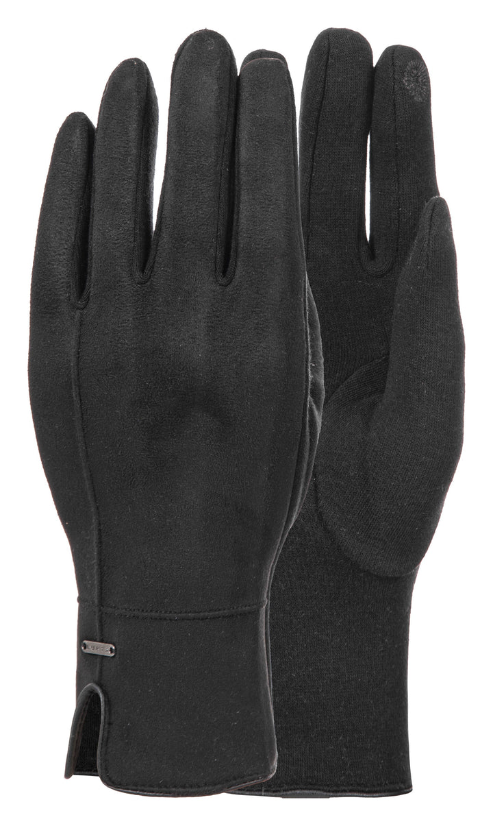 Luhta Napinlahti Handschuh Damen – Basic black