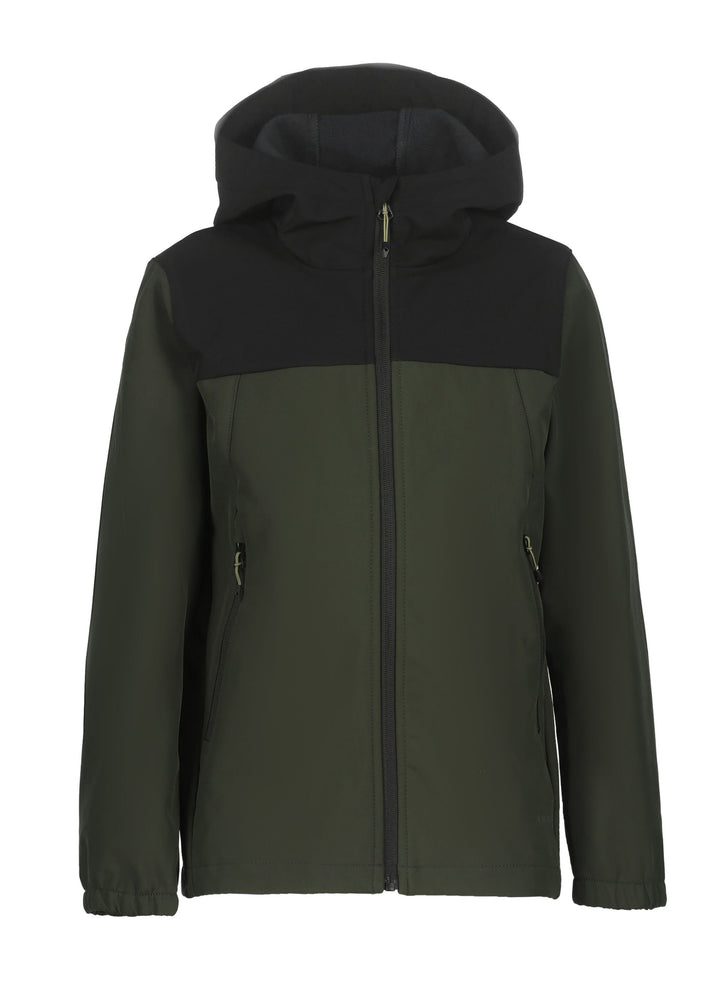 Icepeak Konan Softshelljacke Kinder – Dark green