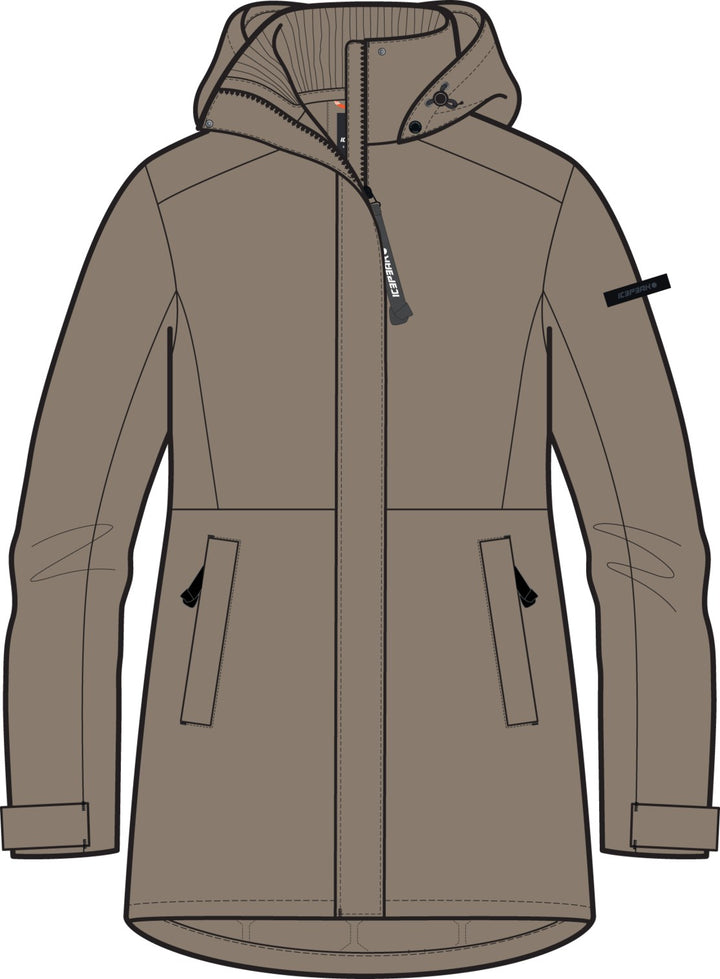 Icepeak Alna Jacke Damen – Cafe au lait