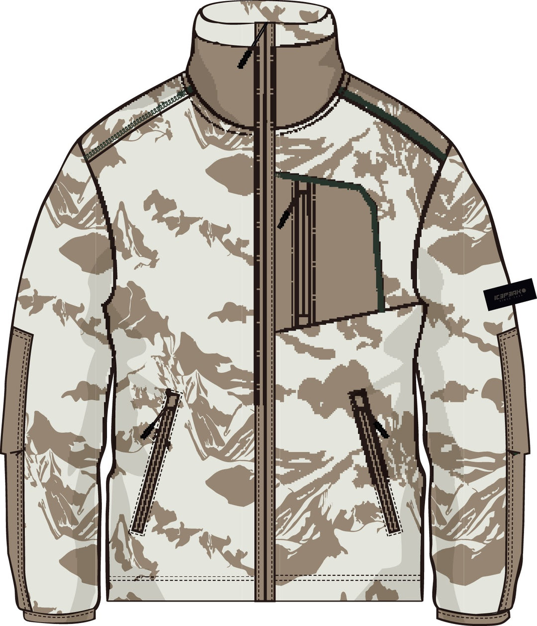 Icepeak Modena Midlayer Damen – Cafe au lait