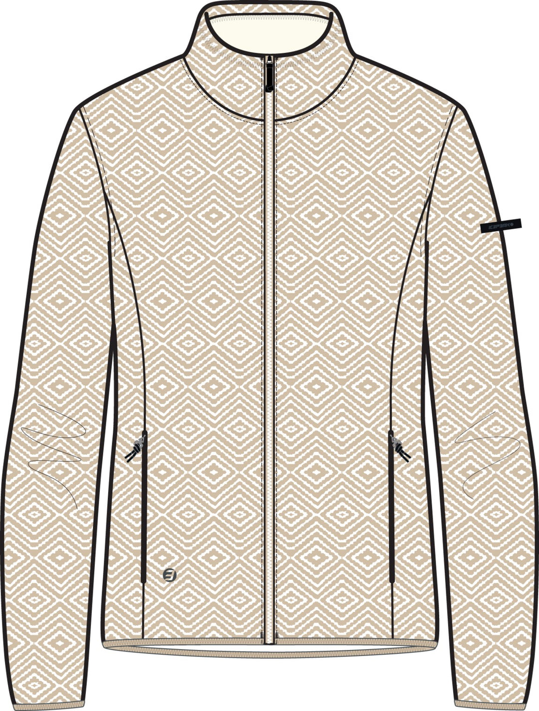 Icepeak Aulti Midlayer Damen – Beige