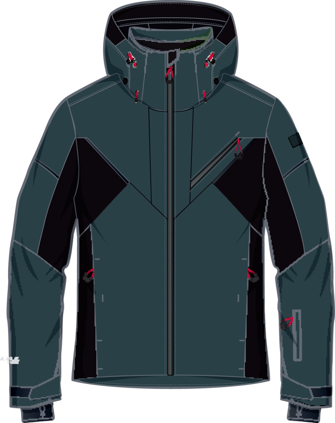 Icepeak Fircrest Skijacke Herren – Smoke