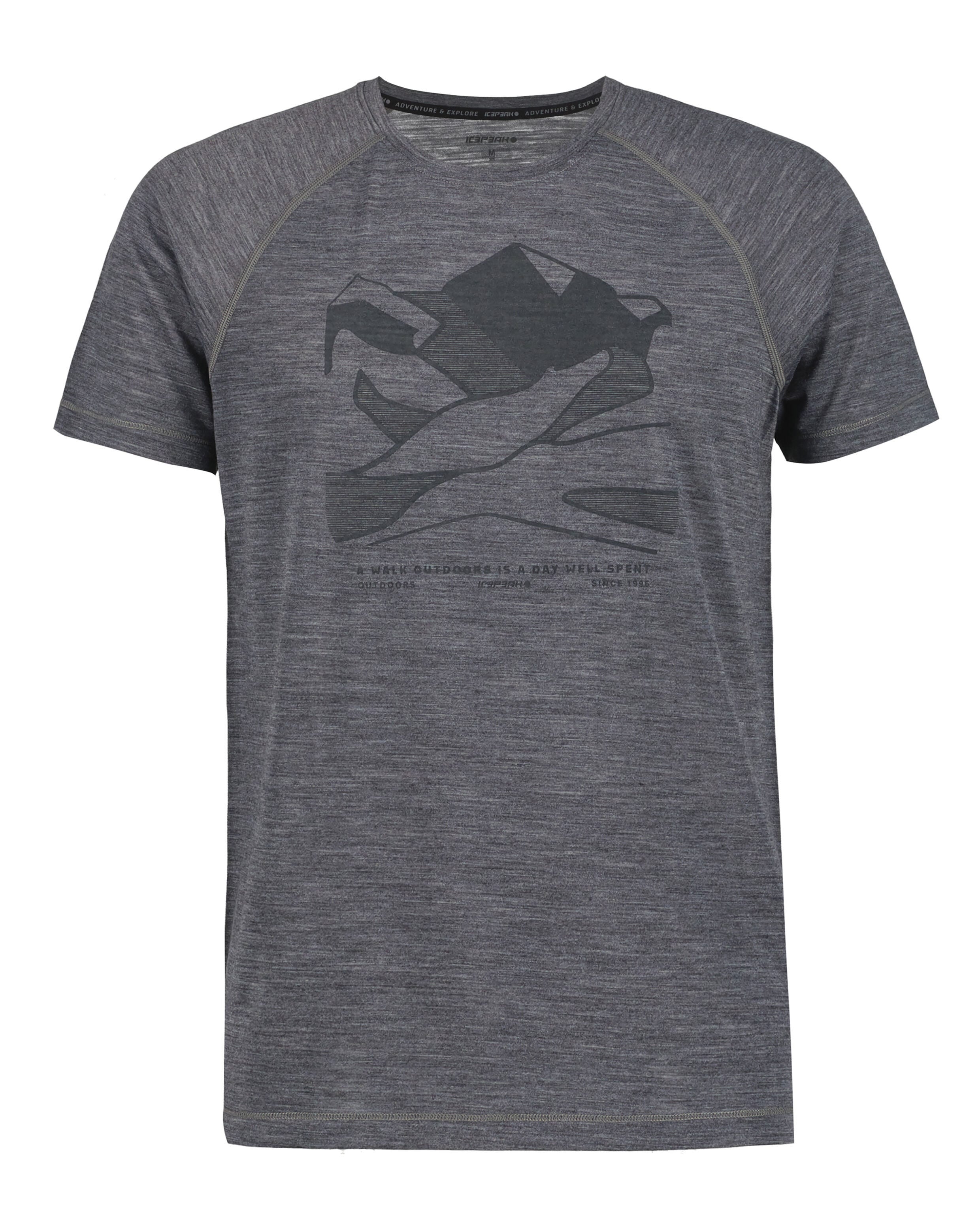 Icepeak Barclay T-Shirt Herren – Anthracite