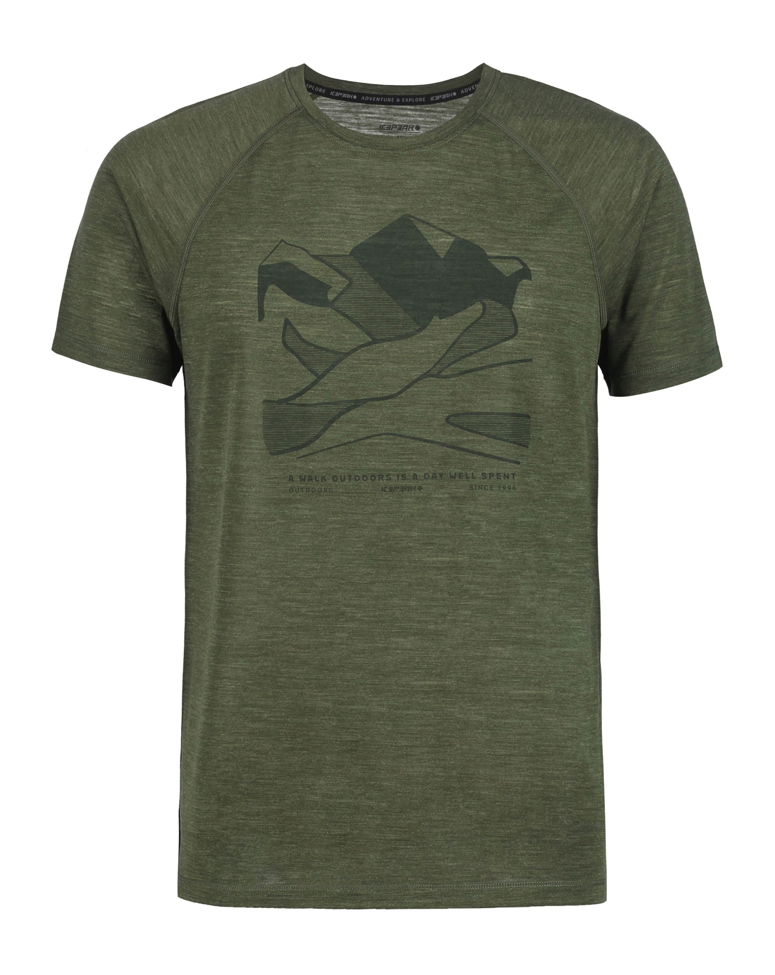 Icepeak Barclay T-Shirt Herren – Dark green