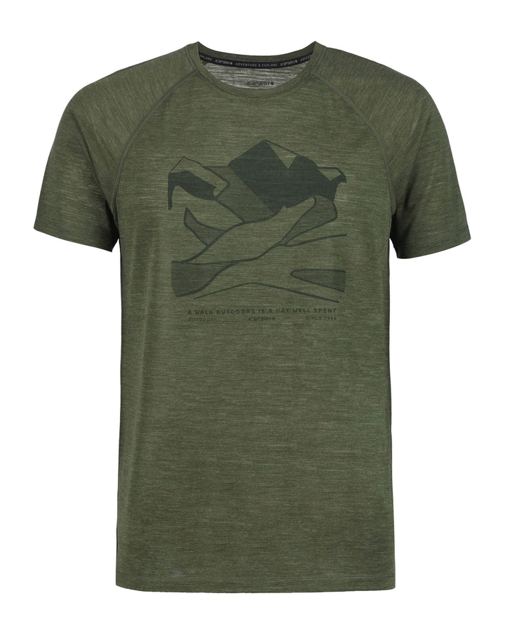 Icepeak Barclay T-Shirt Herren – Dark green