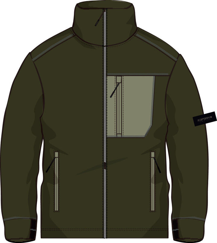 Icepeak Mohawk Fleecejacke Herren – Olive