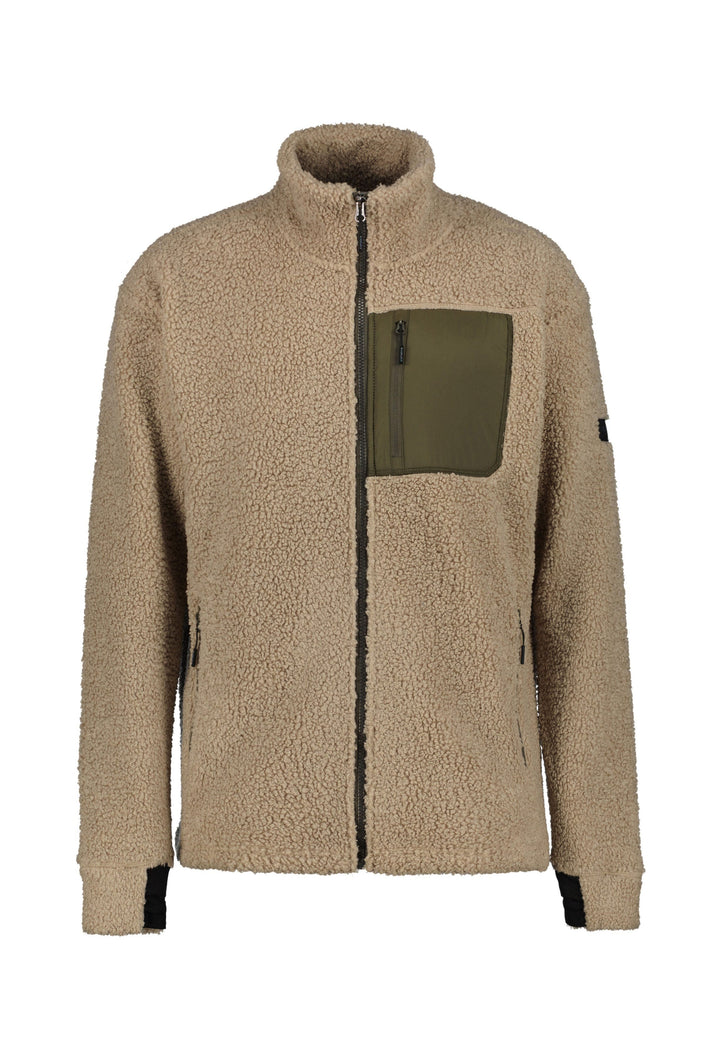 Icepeak Mohawk Fleecejacke Herren – Cafe au lait