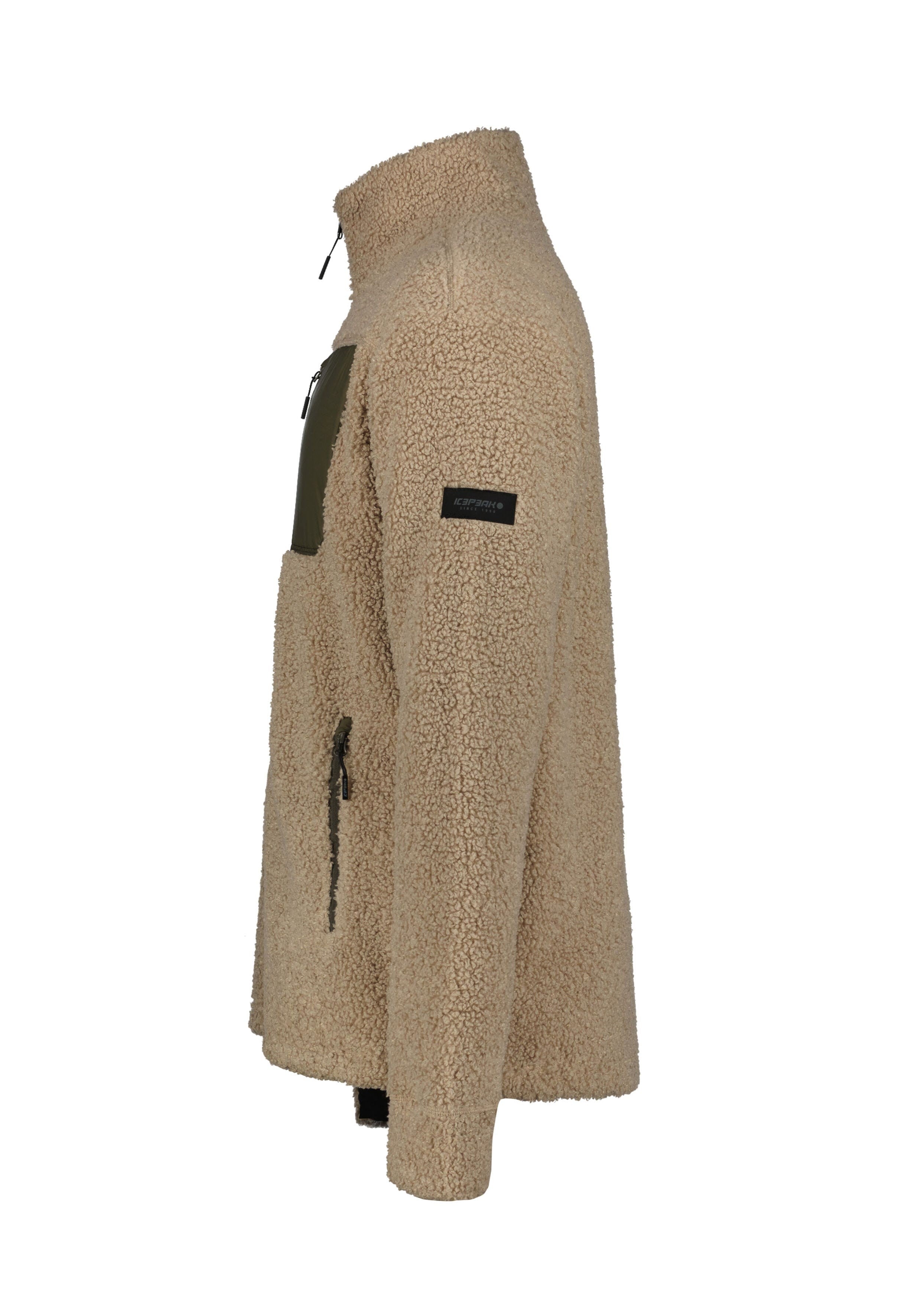 Icepeak Mohawk Fleecejacke Herren – Cafe au lait