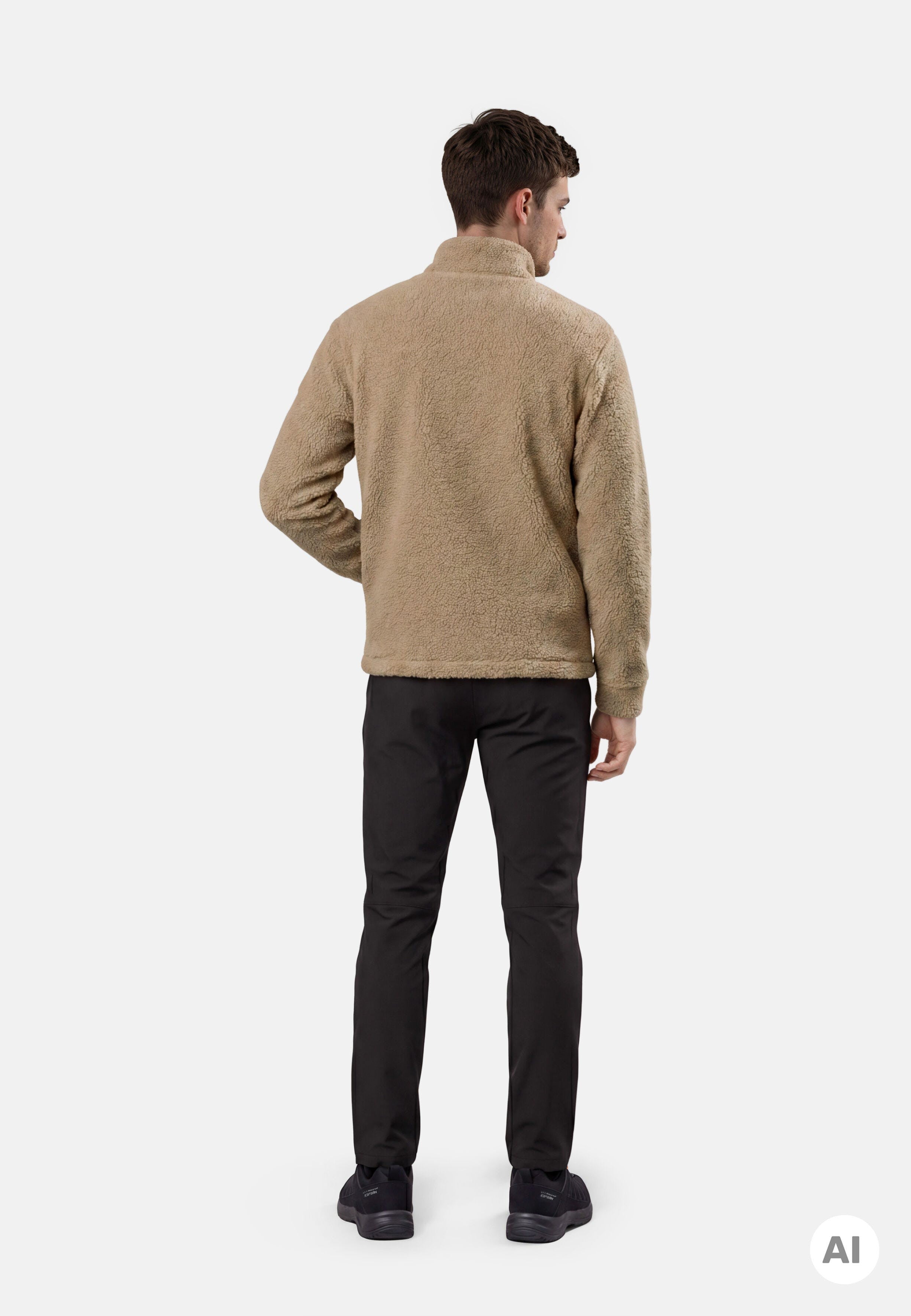 Icepeak Mohawk Fleecejacke Herren – Cafe au lait