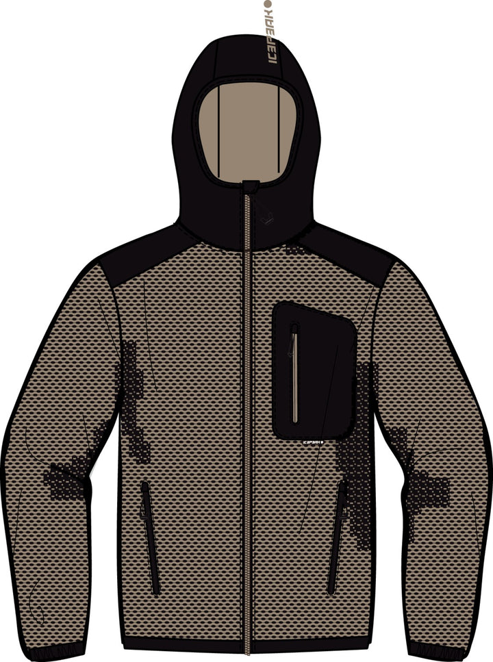 Icepeak Broome Midlayer Herren – Cafe au lait