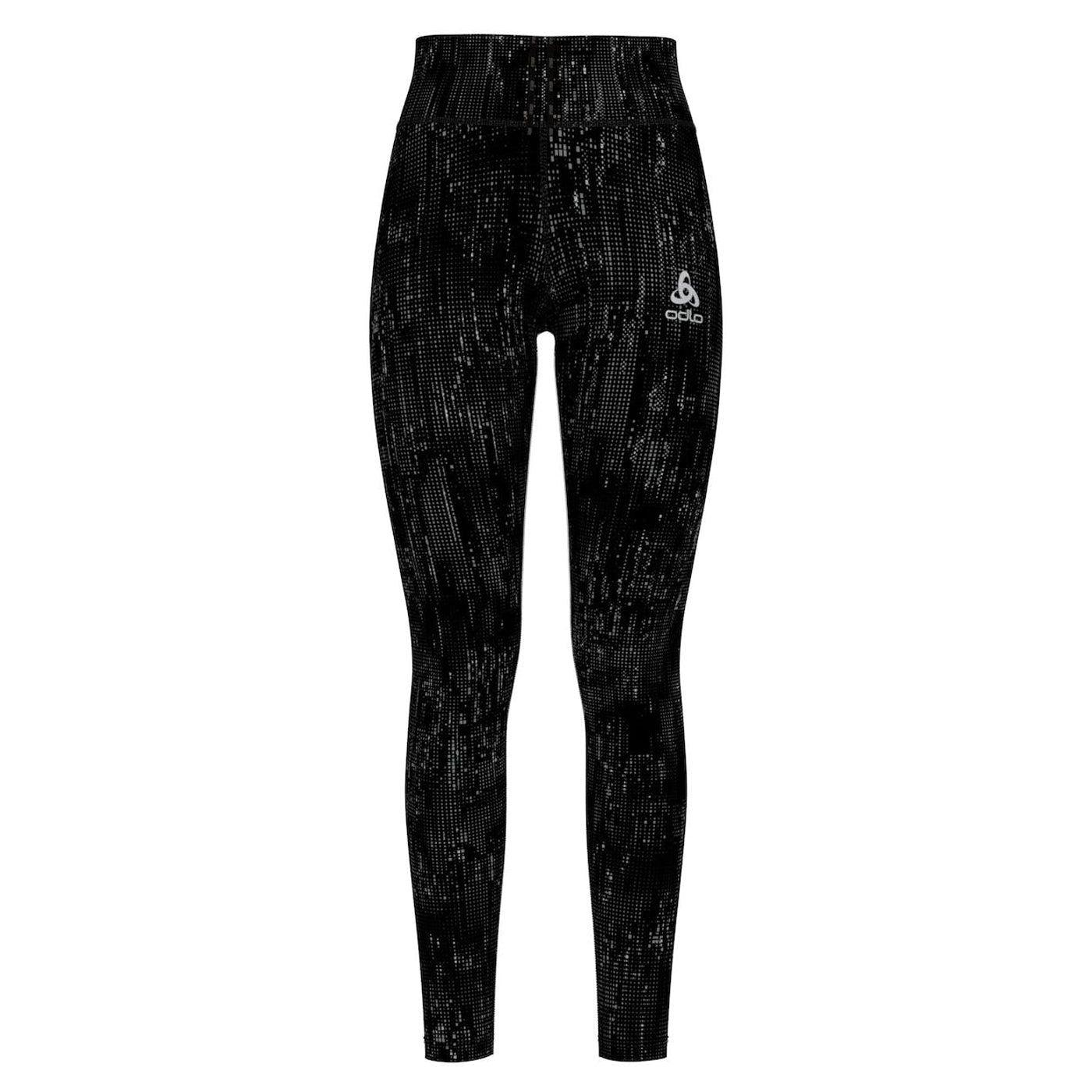 Odlo Tights ZEROWEIGHT PRINT REFLECTIVE Damen im Outlet Sale