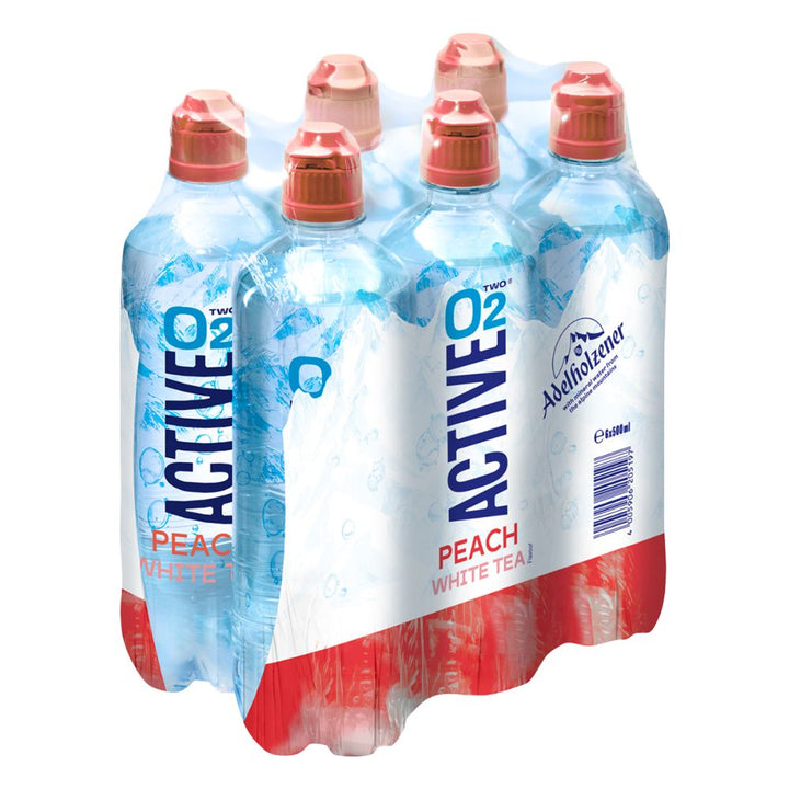 Active O2 Peach White Tea 6x500ml