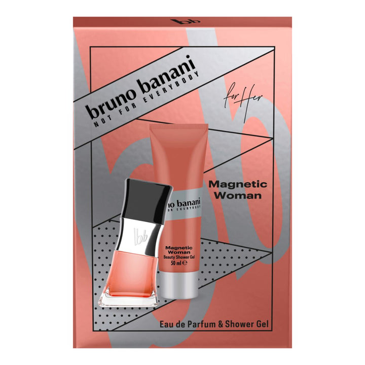 Bruno Banani Magnetic Women EDT 30ml und Duschgel 50ml Geschenkset