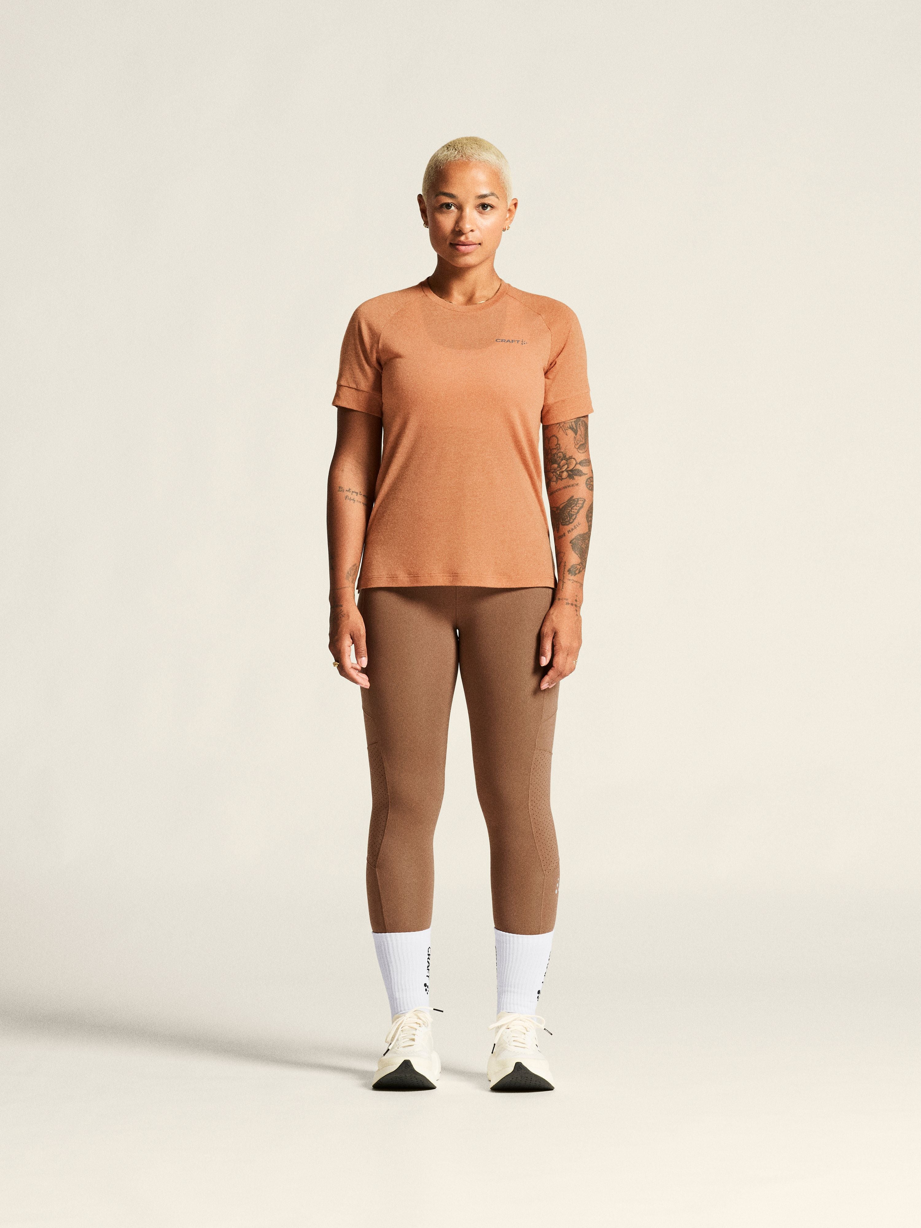 Craft Wool Funktionsshirt Kurzarm Damen