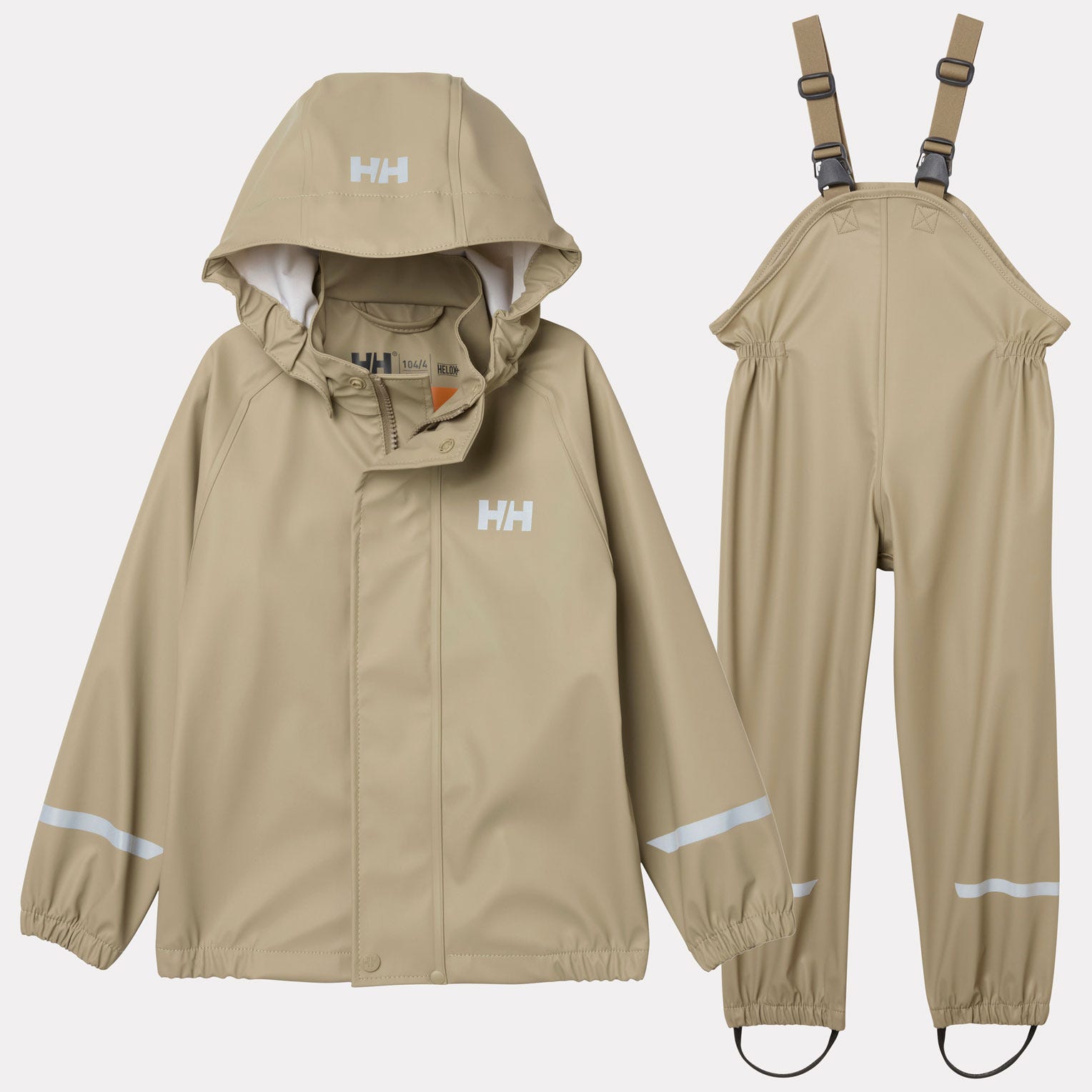 Helly Hansen Bergen 2.0 PU Regenset Kinder – Pebble