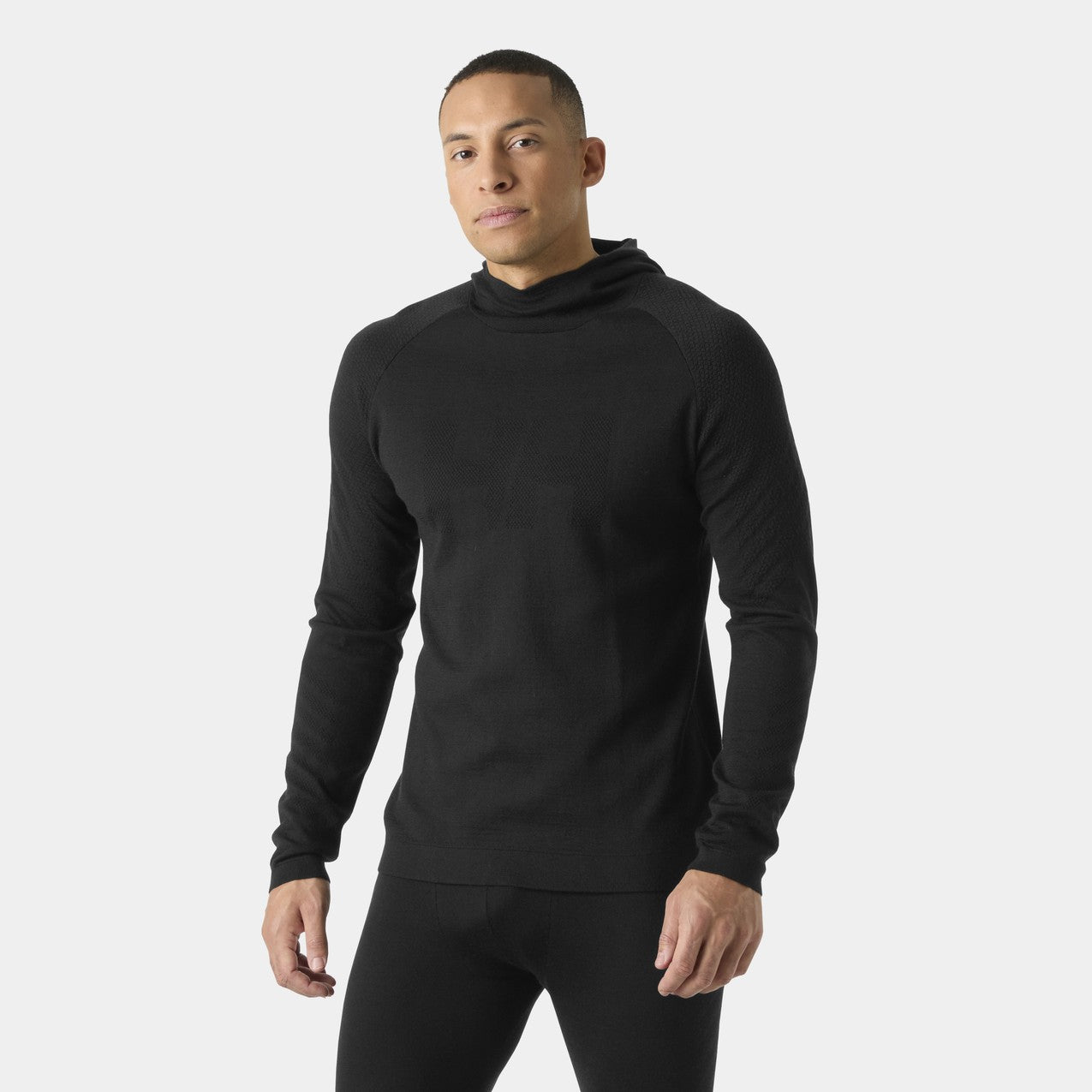 Helly Hansen Lifa Merino Knitevo Hoodie Herren – Black