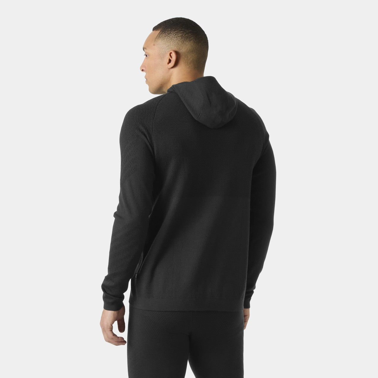 Helly Hansen Lifa Merino Knitevo Hoodie Herren – Black
