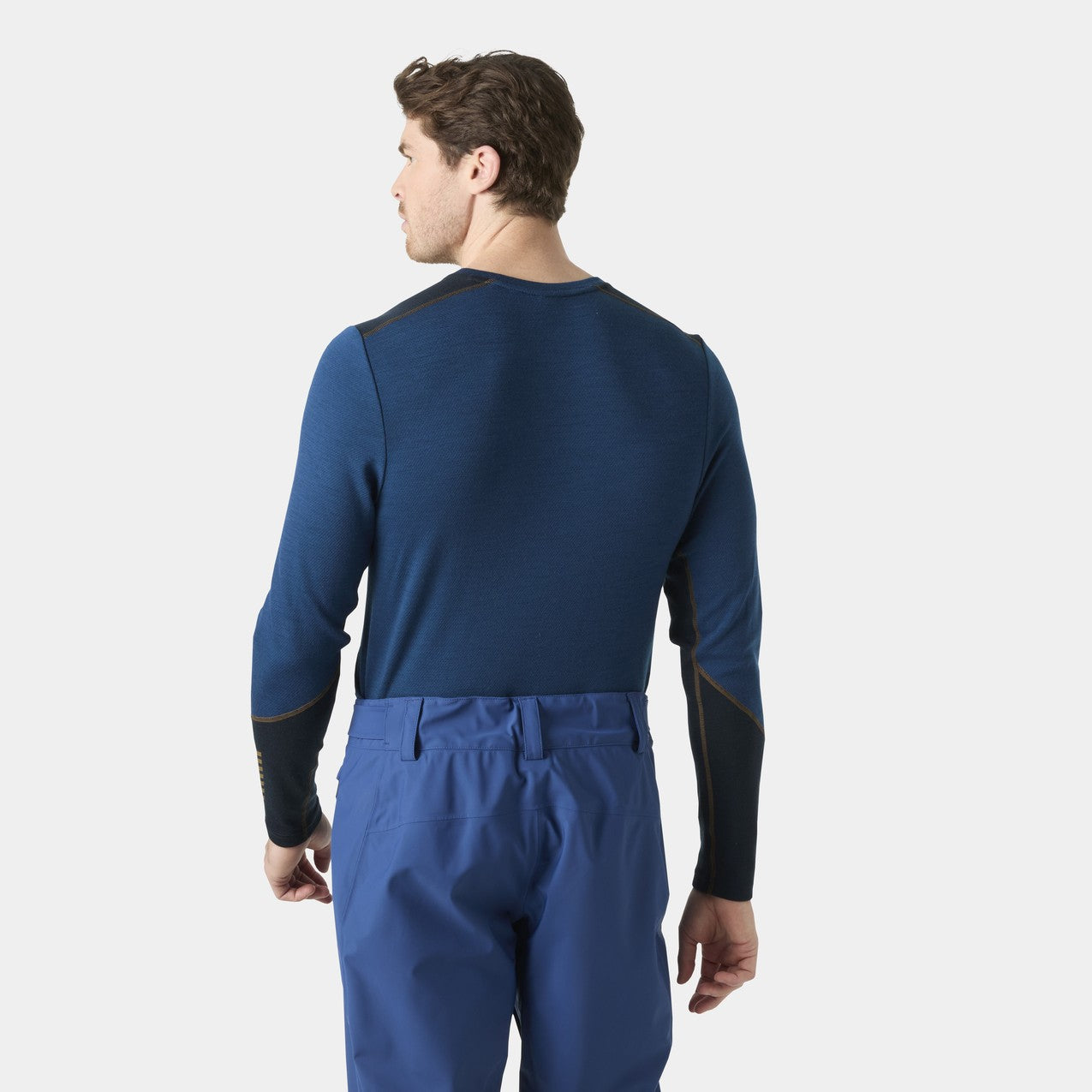 Helly Hansen Lifa Merino Midweight Crew Funktionsshirt Herren – Dark Blue