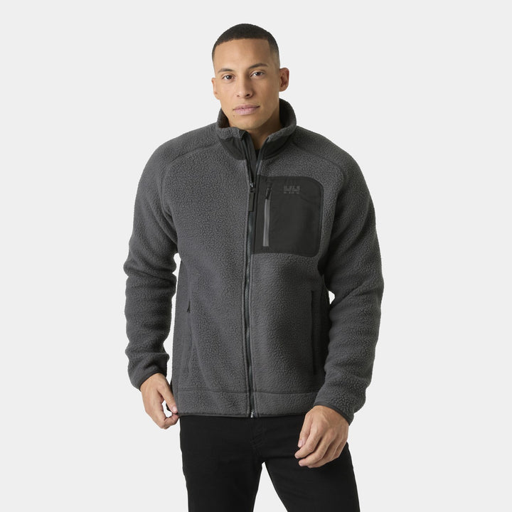 Helly Hansen Panorama Pile Block Fleecejacke Herren – Thunder Grey