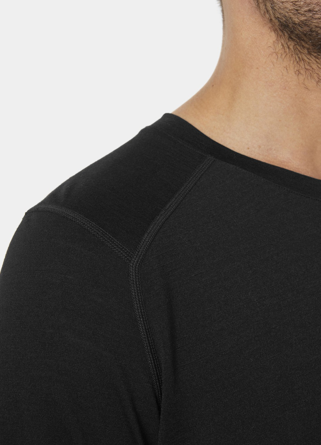 Helly Hansen Durawool Crew Funktionsshirt Herren – Black