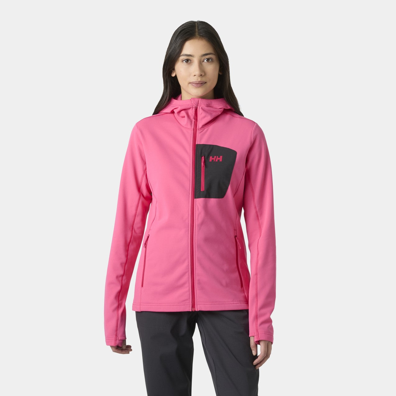Helly Hansen Versalite Hooded Fleecejacke Damen – Hot Pink
