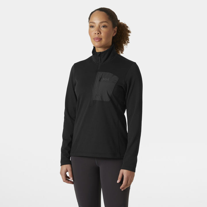 Helly Hansen Versalite 1/2 Zip Fleecepullover Damen – Black