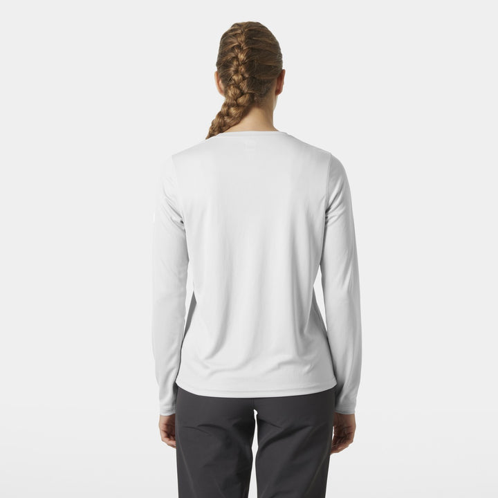 Helly Hansen Tech Crew 2.0 Langarmshirt Damen – Grey fog