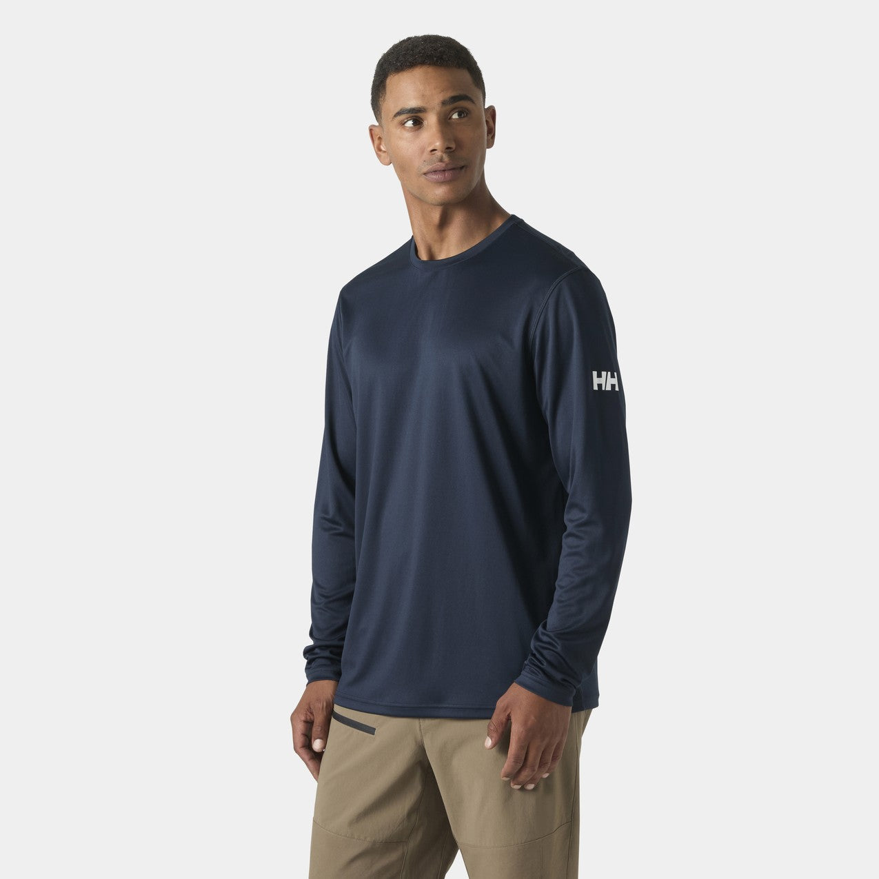 Helly Hansen Tech Crew 2.0 Langarmshirt Herren – Navy
