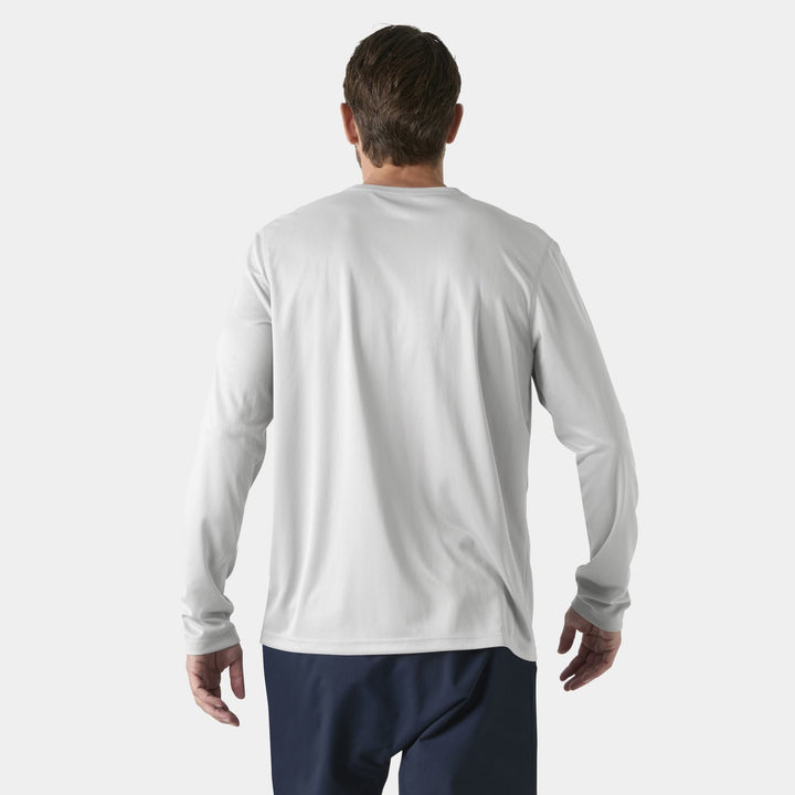 Helly Hansen Tech Crew 2.0 Langarmshirt Herren – Grey fog